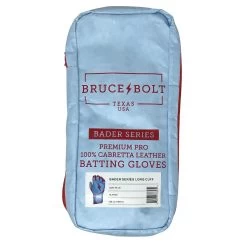 Bruce Bolt PREMIUM PRO BADER Series Long Cuff Batting Gloves: Baby Blue -Baseball Sale Store 1