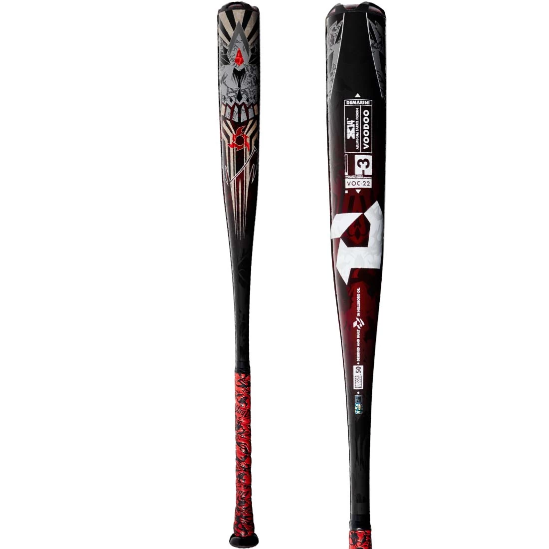 2022 DeMarini Voodoo One BBCOR (-3) Baseball Bat: WTDXVOC-22