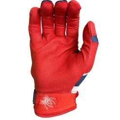 2023 Spiderz Pro Model Batting Gloves: White/Red/Navy -Baseball Sale Store 2023SpiderzProModelBattingGloves White Red Navy2023SpiderzProModelBattingGloves White Red Navy 2
