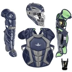 All-Star S7 Axis Elite (Ages 12-16) Catcher's Kit NOCSAE Approved: CKCC1216S7X -Baseball Sale Store All StarS7AxisElite Ages12 16 Catcher sKitNOCSAEApproved CKCC1216S7XNavy