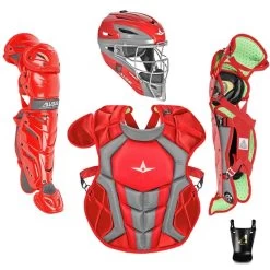 All-Star S7 Axis Elite (Ages 12-16) Catcher's Kit NOCSAE Approved: CKCC1216S7X -Baseball Sale Store All StarS7AxisElite Ages12 16 Catcher sKitNOCSAEApproved CKCC1216S7XRED