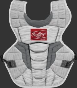 Rawlings Youth White/Silver VELO 2.0 Catcher's Gear Box Set: CSV2Y-W/SIL 8 Rawlings Youth White/Silver VELO 2.0 Catcher's Gear Box Set: CSV2Y-W/SIL -Baseball Sale Store CSV2A W SIL ChestProtector