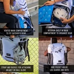 Easton Jen Schro Catcher's Backpack: 8073091 -Baseball Sale Store Jen Catchers bag tech