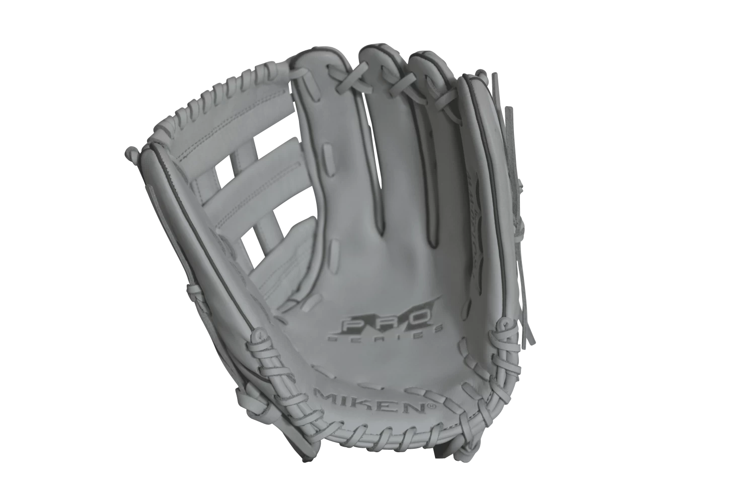 Miken Pro Series 15" Slow Pitch Fielding Glove - White/White: PRO150WW 4 Miken Pro Series 15" Slow Pitch Fielding Glove - White/White: PRO150WW - Image 4