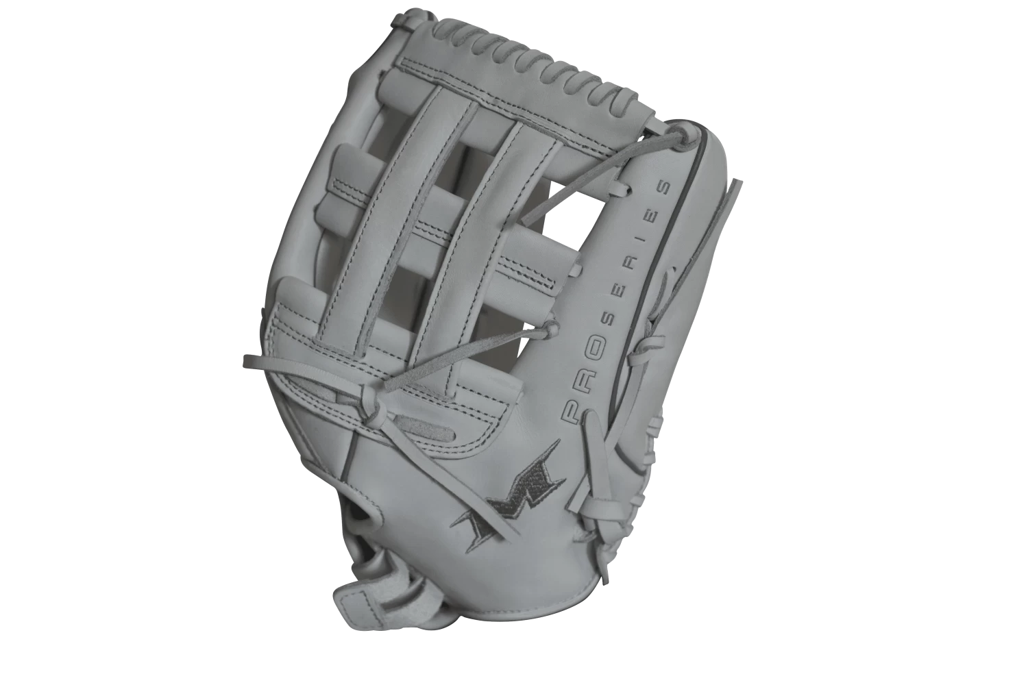 Miken Pro Series 15" Slow Pitch Fielding Glove - White/White: PRO150WW 2 Miken Pro Series 15" Slow Pitch Fielding Glove - White/White: PRO150WW - Image 2
