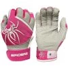 2022 Spiderz PRO Model Batting Gloves: Pink/White