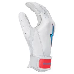 Bruce Bolt PREMIUM PRO BRINSON Series Short Cuff Batting Gloves: White -Baseball Sale Store SC LBW SIDE