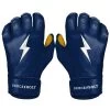 Bruce Bolt PREMIUM PRO Short Cuff Batting Gloves: Navy