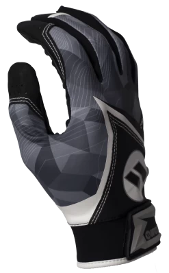 2020 Black Worth Batting Gloves: WBGL20-BLK -Baseball Sale Store WBGL20 BLK side