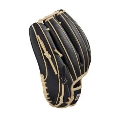 2021 Wilson A2000 B2SS 12" SuperSkin Pitcher's Baseball Glove: WBW10010012 -Baseball Sale Store WBW100100 3 A2000 P B2SS 12 BlackSS Blonde.png.cq5dam.web .1200.1200