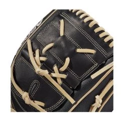 2021 Wilson A2000 B2SS 12" SuperSkin Pitcher's Baseball Glove: WBW10010012 -Baseball Sale Store WBW100100 4 A2000 P B2SS 12 BlackSS Blonde.png.cq5dam.web .1200.1200