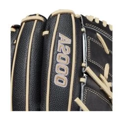 2021 Wilson A2000 B2SS 12" SuperSkin Pitcher's Baseball Glove: WBW10010012 -Baseball Sale Store WBW100100 5 A2000 P B2SS 12 BlackSS Blonde.png.cq5dam.web .1200.1200