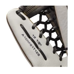 2022 Wilson A1000 T125 12.5" Outfield Fastpitch Softball Glove: WTA10RF22T125 -Baseball Sale Store WBW100184 6 A1000 FP OF T125 125 White Black MetallicGold.png.cq5dam.web .1200.1200