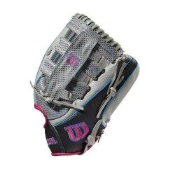 Wilson A2000 SCSP13SS 13" Slowpitch Softball Fielding Glove: WBW10040213 -Baseball Sale Store WBW100402 2 A2000 SP13 SC 13 GreyDimpled GreySS BlackSS.png.cq5dam.web .1200.1200