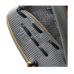 2022 Wilson A2000 SC V125SS 12.5" Outfield Fastpitch Softball Glove: WTA20RF22SCV125 -Baseball Sale Store WBW100442 6 A2000 FP SC V125 125 Grey Black Gold.png.cq5dam.web .1200.1200