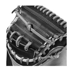 2023 Wilson A2000 M2 33.5" Baseball Catcher's Mitt: WBW100977335 -Baseball Sale Store WBW100977 4 A2000 C M2SS 335 Grey Black.png.cq5dam.web .1200.1200