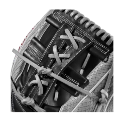 2023 Wilson A2000 FP75SS 11.75" Infield Fastpitch Glove: WBW1009911175 -Baseball Sale Store WBW100991 4 A2000 FP FP75SS 1175 GreySnakeSS Black Red