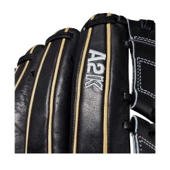 2020 Wilson A2K 12" Pitchers Baseball Glove: WTA2KRB20B2 -Baseball Sale Store WTA2KRB20B2 5 A2K Pitcher B212 12 Black Blonde Alt 04