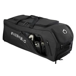 Evoshield Stone Wall Wheeled Bag (Multiple Colors): WTV9400 -Baseball Sale Store WTV9400BL 6 Evoshield Stonewall Wheeled Bag Catcher Pocket a.png.cq5dam.web .1200.1200
