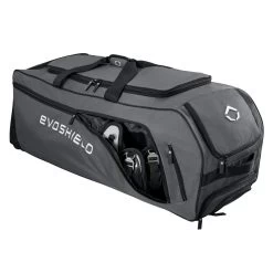 Evoshield Stone Wall Wheeled Bag (Multiple Colors): WTV9400 -Baseball Sale Store WTV9400GY 6 Evoshield Stonewall Wheeled Bag Catcher Pocket a.png.cq5dam.web .1200.1200