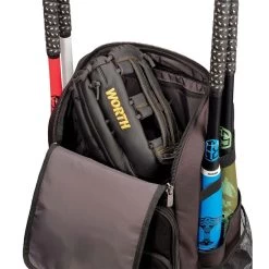 Worth Pro Slowpitch Backpack: WBA004 -Baseball Sale Store WorthProSlowpitchBackpack WBA004Top