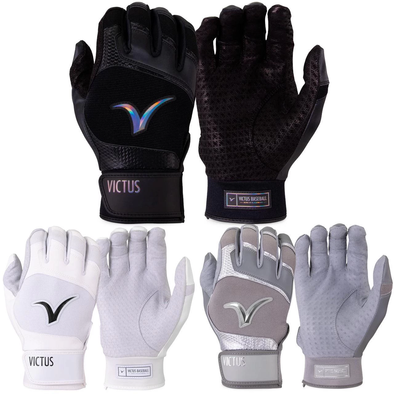 Victus Sports The Debut 2.0 Adult Batting Gloves (Multiple Colors): VBG2 1 Victus Sports The Debut 2.0 Adult Batting Gloves (Multiple Colors): VBG2